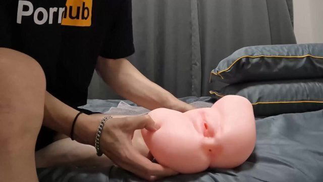 【オナニー】好きな子と生中セックスしている妄想をしながらオナニーしちゃいました【えすくん】　男 オナニー ローション ラブドール 言葉責め