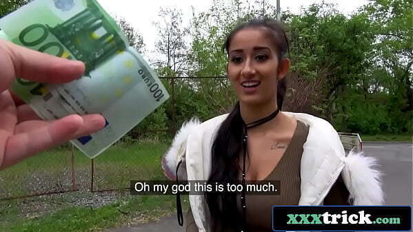 Busty Hungarian Student Paid Photoshoot Public Fuck