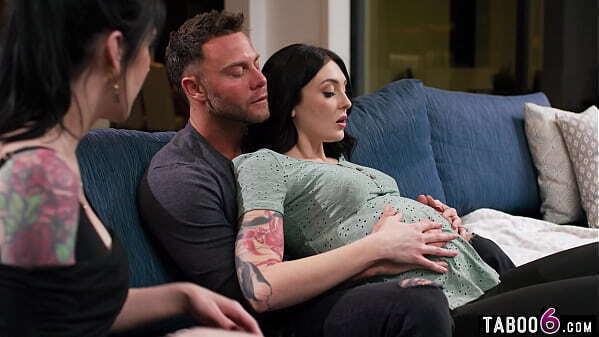 Pregnant couple dealing with unsatisfied cravings inviting third