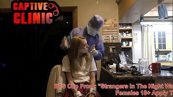 NonNude Behind Scenes From Siren Strangers Night, Playing with restraints getting restrained, Watch Entire Film BondageClinic Reup