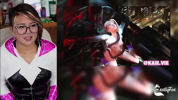 GWEN STACY GETTING HARDCORE FUCKED VENOM ExotiqFox Solo Gooner Girl Masturbation Gooning