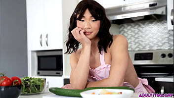 10/10! This femboy with Dane JackSon scene gets full jackpot! The horny and stunningly hot Asian femboy Dane Jackson rides her boyfriend Marcus McNeil'_s dick!