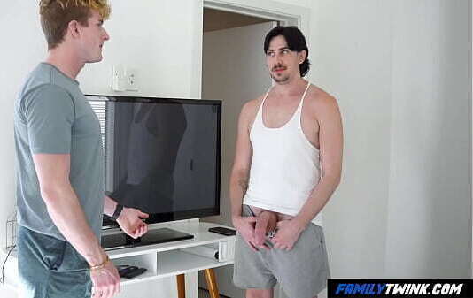 FamilyTwink Trying Sneak Tired Step Brother