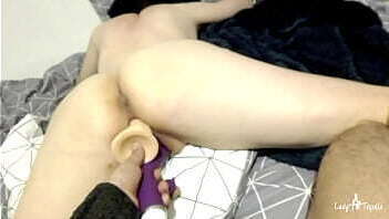 Doggystyle and Dildo in closeup