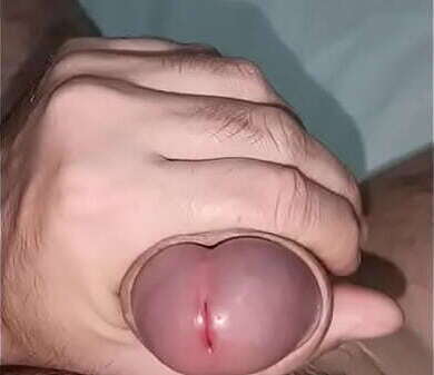 Stroking jerking dick
