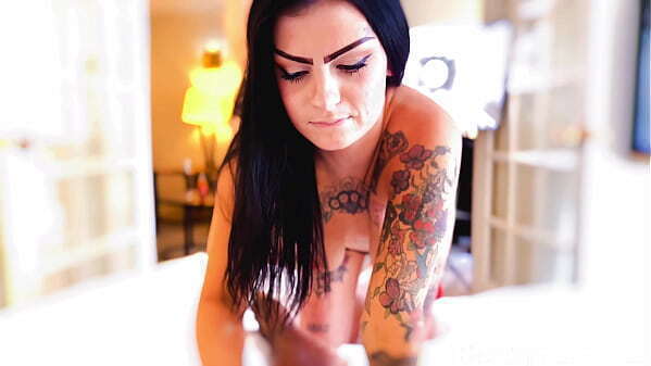 &ldquo_A night heaven&rdquo_ SexTapeLive Presents&hellip_Heavenly Blowjob with Tatted Barbie Moliiee