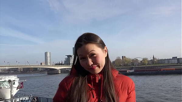 GERMAN SCOUT CLIT ASIAN GIRL LUNA FIRST RIMJOB FUCK REAL STREET CASTING