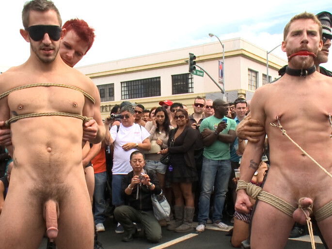 Naked and humiliated in front of thousands of people