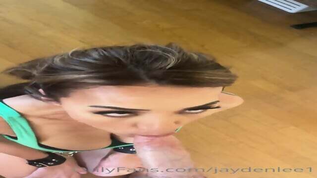 asian slut green mint dress gets throated