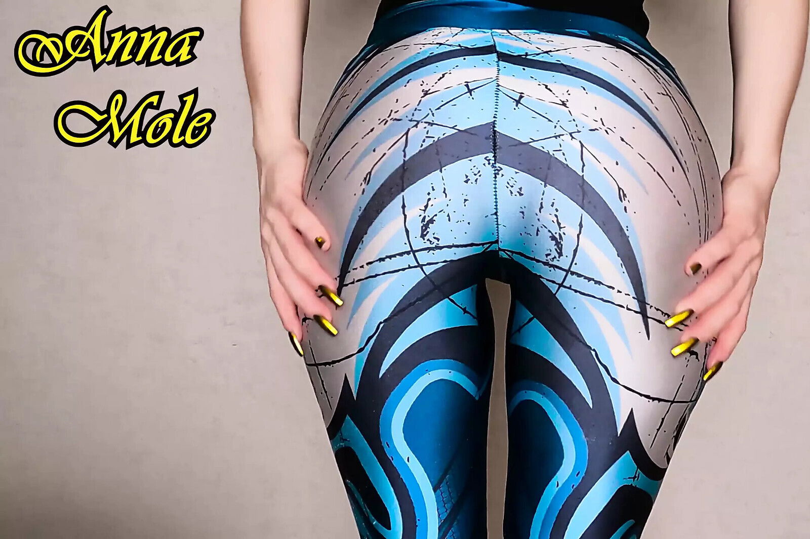 Spandex PAWG Spandex Leggings Wiggles Slaps Hard Front Your Face