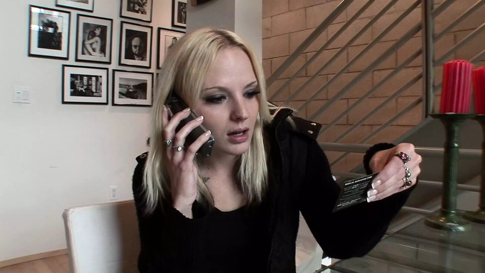 Slim tattooed blonde gets fucked hard