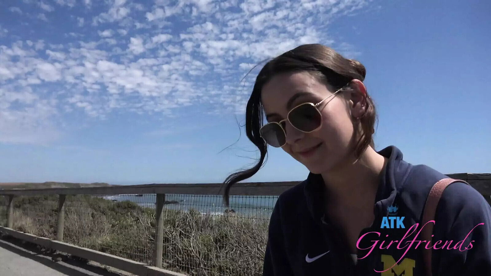 Exploring beach this date with Serena Hill, blowjob, fucking deep public.