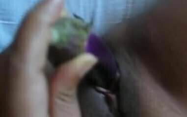 perfect south indian wife fingered ass and brinjal fuck