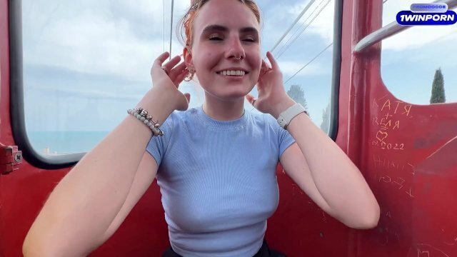 Risking All: Public Elevation Blowjob Fast Home