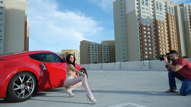 thanks photographer with Sloppy BLOWJOB, Deepthroat SWALLOWS CUM!