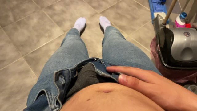 Masturbating Wearing Jeans