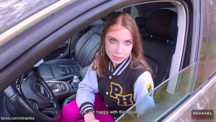 Lucky Stranger Encounters MihaNika69 Public Park Rendezvous