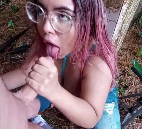 Stranger's Milk: Unexpected Blowjob Encounter Abandoned House