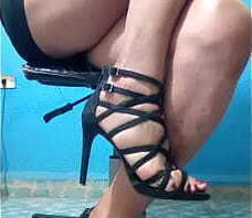 Sandalias Negras Sexxxys