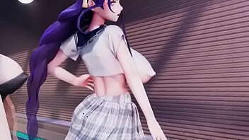 2金耀日-雷電將軍&times_呆鵝&times_申鶴 修長美腿舞