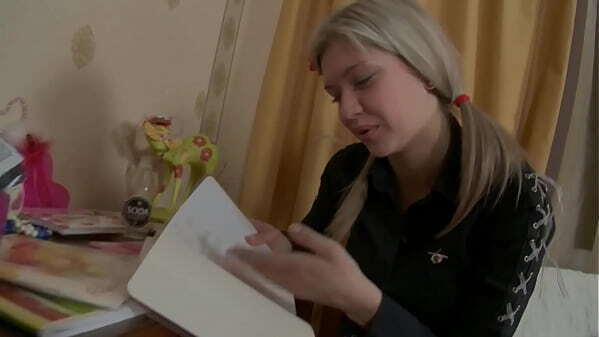 Barely Tatyana Konovalova whore with light hair gets opened