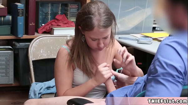 Petite Brooke gets punish fucked real hard after caught shoplifting California