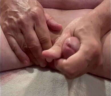 year Grandpa masturbates cums