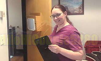 goes into doctor'_s office checkup fucks big-tittied nurse MileHiCouple5280