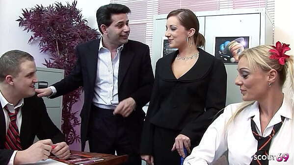 Female Teacher Girl seduce Foursome Orgy Classroom