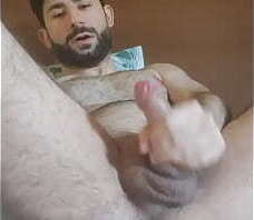 Greek fag fucking his hole