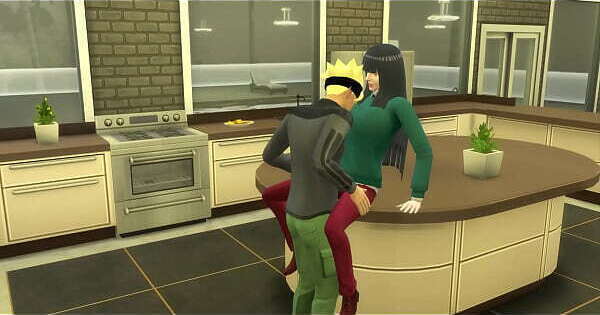 Boruto Boruto hablar madre hinata ella dice quiere provar polla comienza follar como ella gusta culo grande mientra pechos revotan