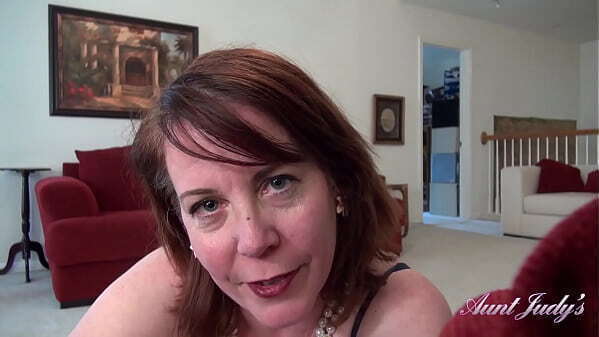 AuntJudys 53yo REDHEAD Texas Step-Auntie Brie JERKS &amp_ SUCKS YOUR