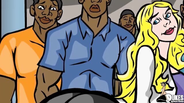 German blonde milf gets gangbanged full