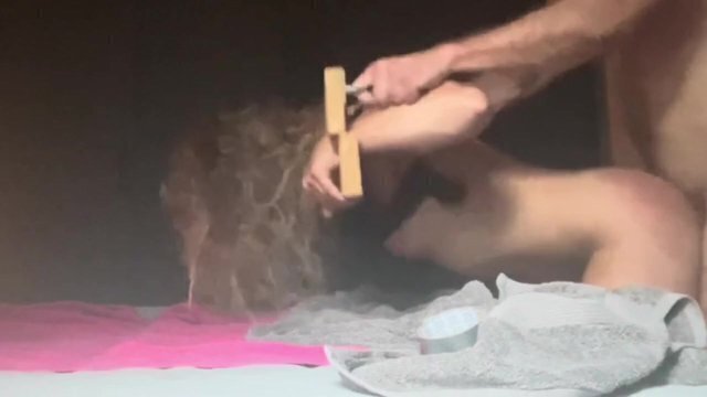 Submissive teen gets destroyed giant