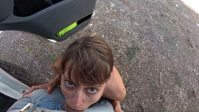 Intense deepthroat Almasol parking With mouth