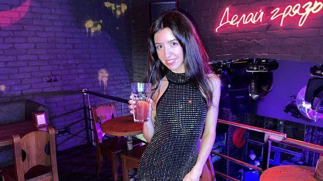 Public pickup nightclub wild with bondage Creampie