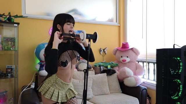 ASMR with BALL AHEGAO DROOL talking