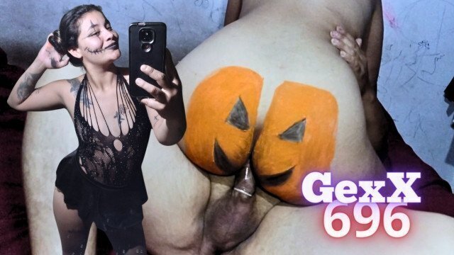 Especial Halloween pinta calabaza monta rico