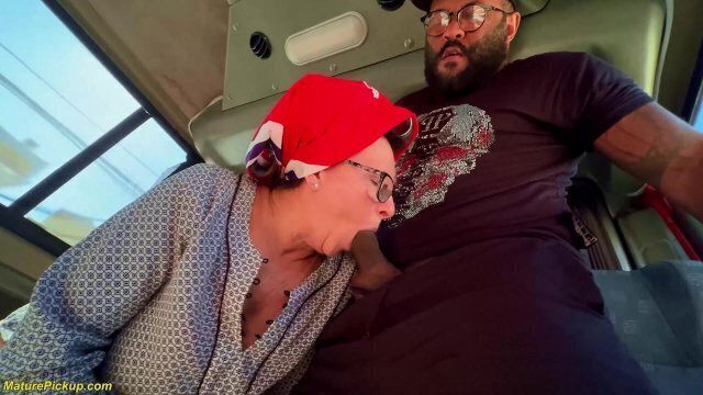 mature picked from street extreme rough