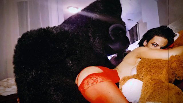 Horny Girl Humps Giant Plushies