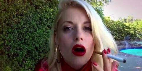 Charlotte Stokely smoking fetish