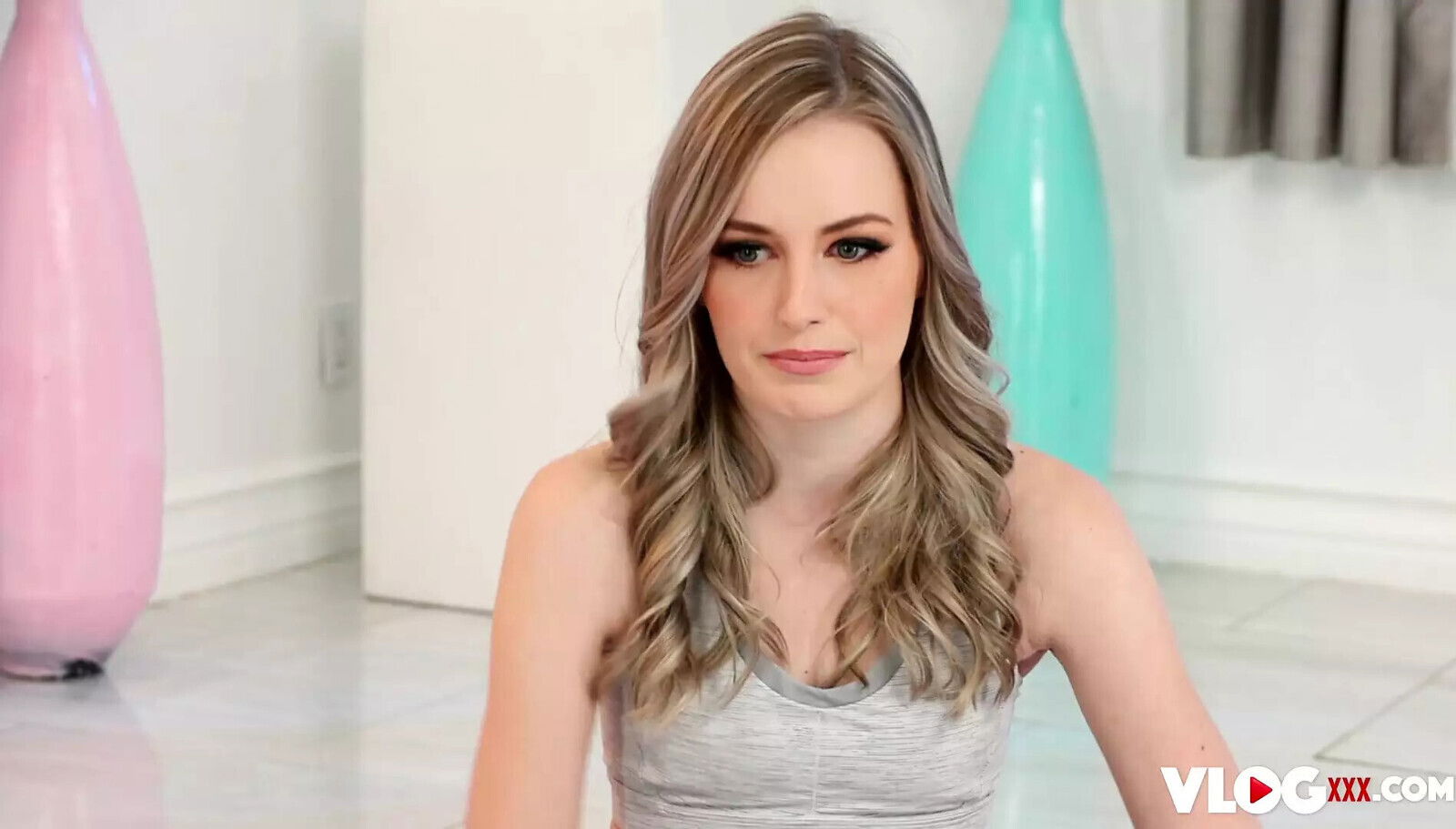 Petite Blonde Scarlett Sage Fucked Horny Yoga Instructor