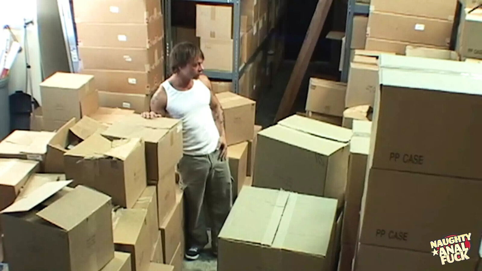 This brunette bored work decides fuck colleague anally