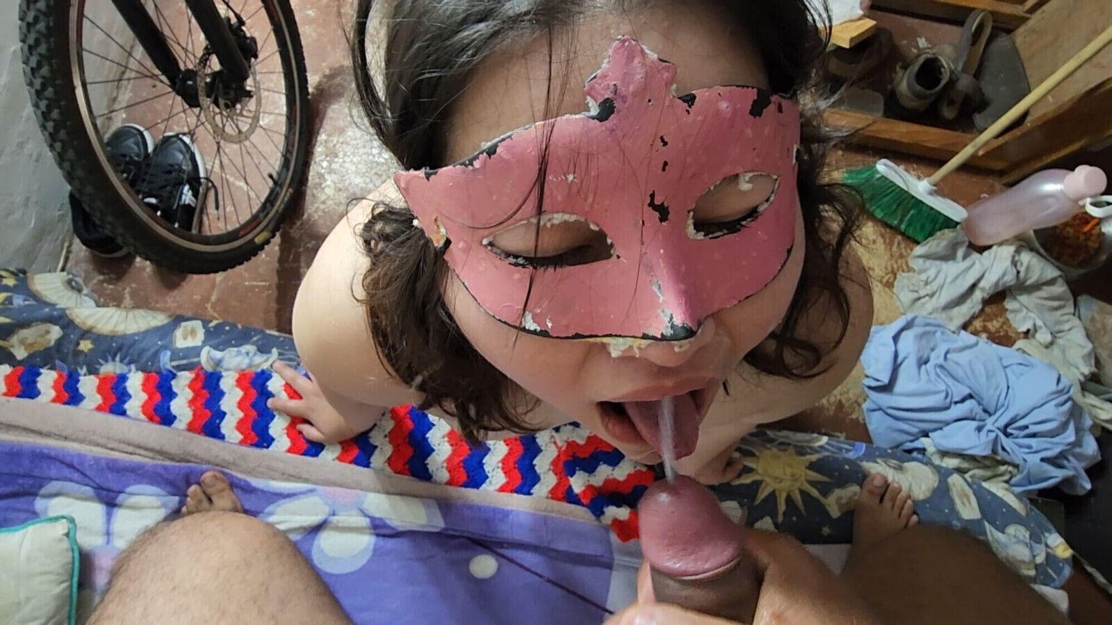 ride with asshole, pisses asshole, squirt then mouth