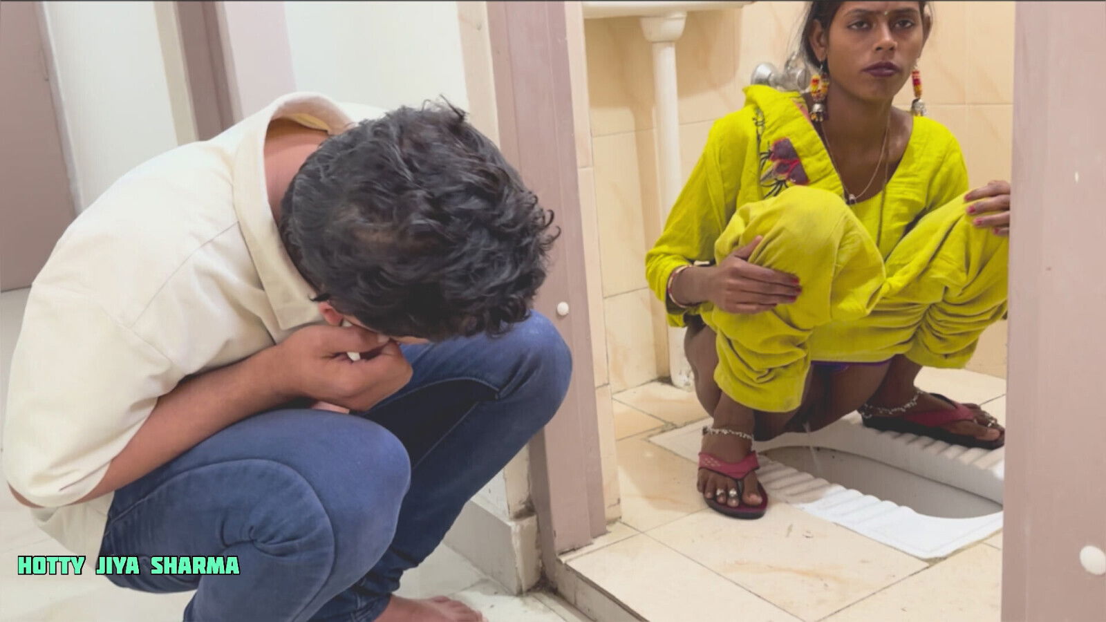 After Pissing toilet Desi bhabhi fucking hard neighbour Video Compilation