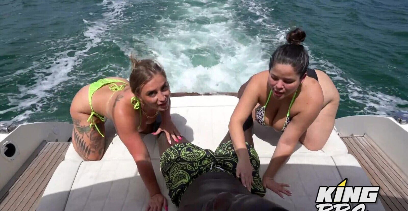 Interracial threesome with good looking Dani Natalie