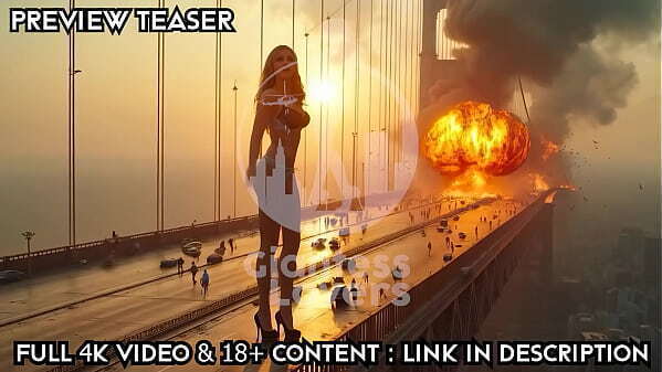 Giantess Dominas Destroying City