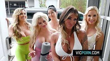 gangbang yoga session