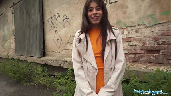 Public Agent Horny slim fucked hard back transit