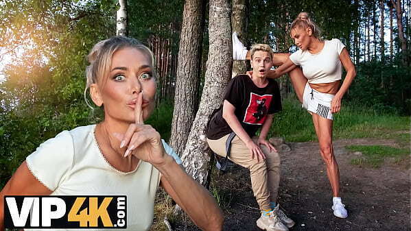 MOMMY4K. Russian Cougar Malusha found with huge park fucked minutes